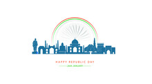 26 January-Happy Republic Day Of India Celebration.