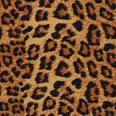 Wall Mural - leopard fur texture