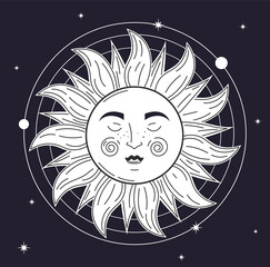 Concept of sun