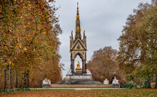 Autumn Landscape In  London Park