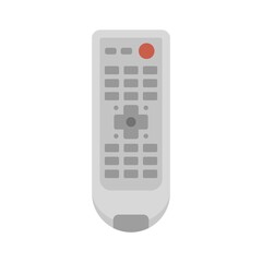 Wall Mural - Remote control equipment icon flat isolated vector