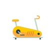 © anatolir - Exercise bike activity icon flat isolated vector