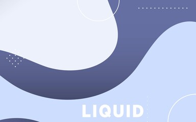 Wall Mural - modern abstract liquid color background with blue wave shape.