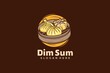 Dim sum logo design template