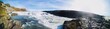 Panorama des Gullfoss-Wasserfalls in Island