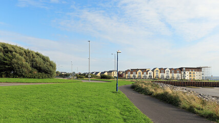 Wall Mural - Summertime scenery around Llanelli, Wales.