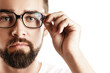 © blackday - Young and handsome bearded man wearing eyeglasses