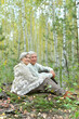 © aletia2011 - Portrait of beautiful senior couple sitting in autumn park