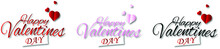 Inscription Happy Valentine's Day 