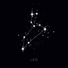 Star Constellation Zodiac Leo Vector
