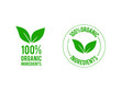 © yasindu - 100% organic ingredient icon