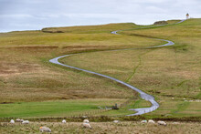 The Road To Duncansby Head Lighthouse - Caithness - Scotland