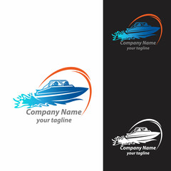 world championship jet boat illustration vector.