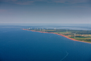 Poster - Wind Farm Electricity Generating Tignish Prince Edward Island Canada