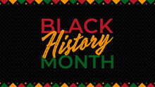 Black History Month Celebrate. Vector Illustration Design Graphic