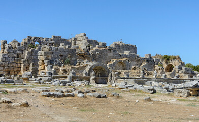 Wall Mural - Ruins of the ancient city. Perge. Turkey