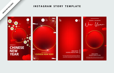 banner chinese new year poster asian zodiac template social media february background wallpaper event