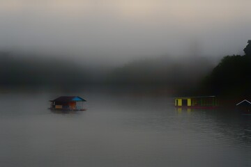 Wall Mural - morning on the river