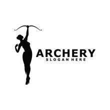 Archery Logo Vector Design Template