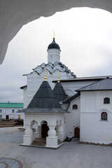 Wall Mural - Svir, Russia, Leningrad region. The Holy Trinity Alexander Svirsky male monastery in the village of Old Sloboda.