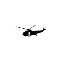 Canvas Print - army helicopter icon