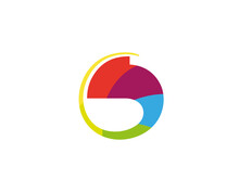 Creative Colorful Chameleon Logo Vector