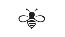 Creative Abstract Bumble Bee Abstract Logo Design Vector Icon Illustration