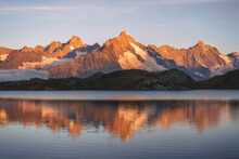 Epic Mountain Sunrise Reflection.