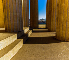 Full Scale Replica Of The Parthenon In Centennial Park, Nashville, Tennessee, USA