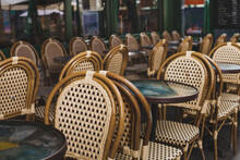 Restaurant Terrace In Paris, France