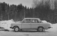 Old Retro Car Industry Of Russia Winter