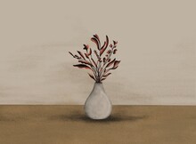 Flowers In A Vingate Vase