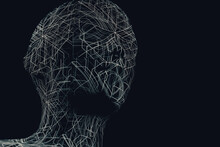 Lines In A Head Representing Artificial Intelligence
