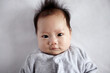 © ChaoShu Li/Stocksy - Closeup expression of Asian newborn baby