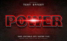 Power Text Effect Editable