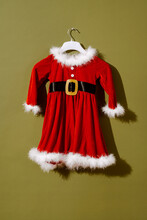 Santa Dress In A Clothes Hanger