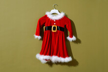 Santa Dress Hanging On A Wall