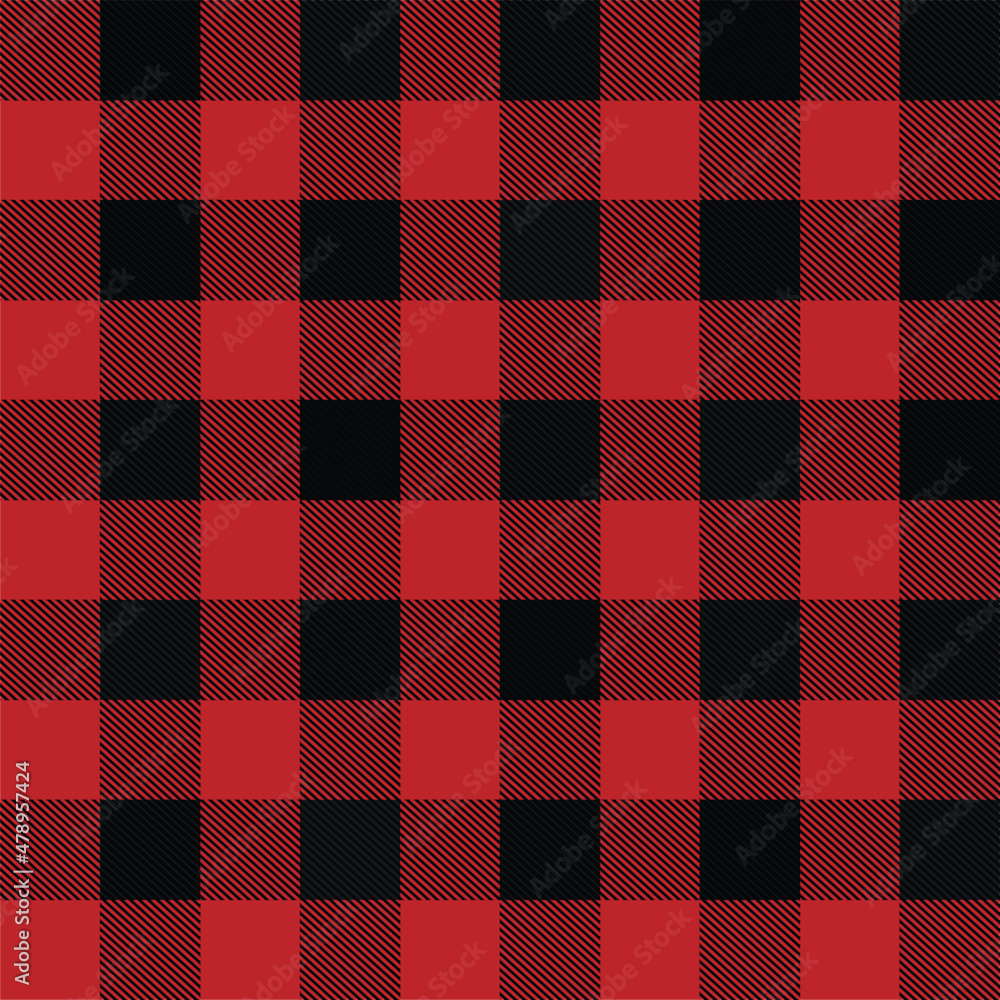 red flannel shirt seamless pattern ready for your print clothing Stock ...