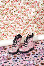 Floral-patterned Boots