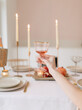 © Nastia Vesna/Stocksy - Elegant Table Setting for Christmas