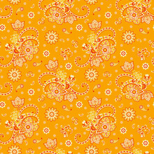 Paisley Style Floral Seamless Pattern. Vector Ornamental Damask Background