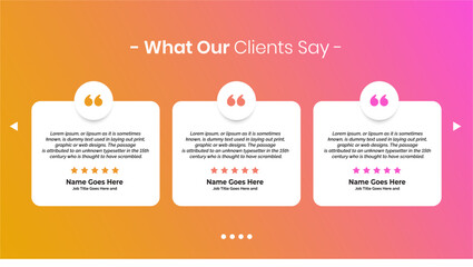 creative wed testimonial banner, quote , infographic, banner template editable vector illustration