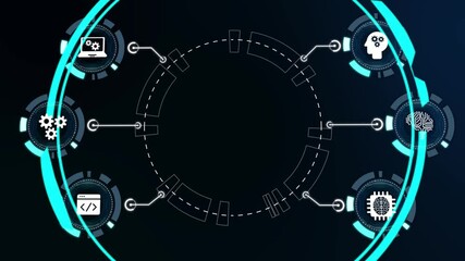 Low Code software development platform technology concept.