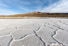 The Salt Flats Near Coqueza, A Small Town Near The Thunupa Volcano, Salar De Uyuni, Daniel Campos Province, Bolivia