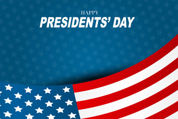 Wall Mural - happy presidents day. advertisement background or cover. usa national symbolic background with the f