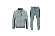 Illustration Of A Gents Tracksuit
