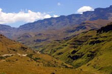 Sani Pass In Natal South Africa