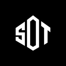 SOT Letter Logo Design With Polygon Shape. SOT Polygon And Cube Shape Logo Design. SOT Hexagon Vector Logo Template White And Black Colors. SOT Monogram, Business And Real Estate Logo.