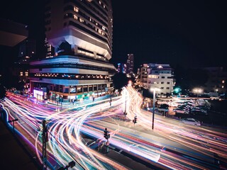 traffic at night