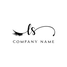 Initial LS Logo Handwriting Beauty Salon Fashion Modern Luxury Letter